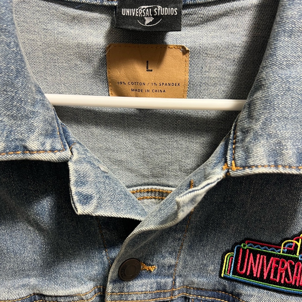 Universal Studios Light Blue Denim Jacket - image 4